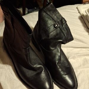 Eddie Bauer Black Leather Dress Boots